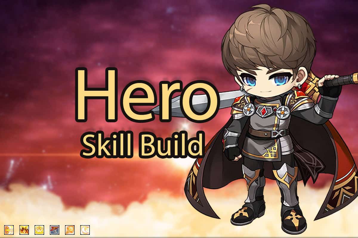 Hero Best Skill Build MapleStory The Digital Crowns