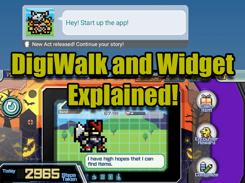 Digimon ReArise: DigiWalk and Widget Everything You Need To Know