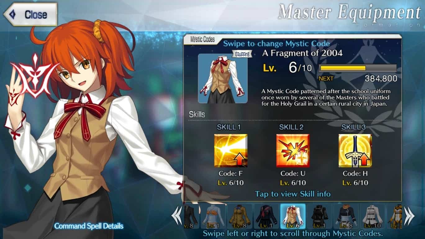 Fate/Grand Order: Best Mystic Codes - The Digital Crowns